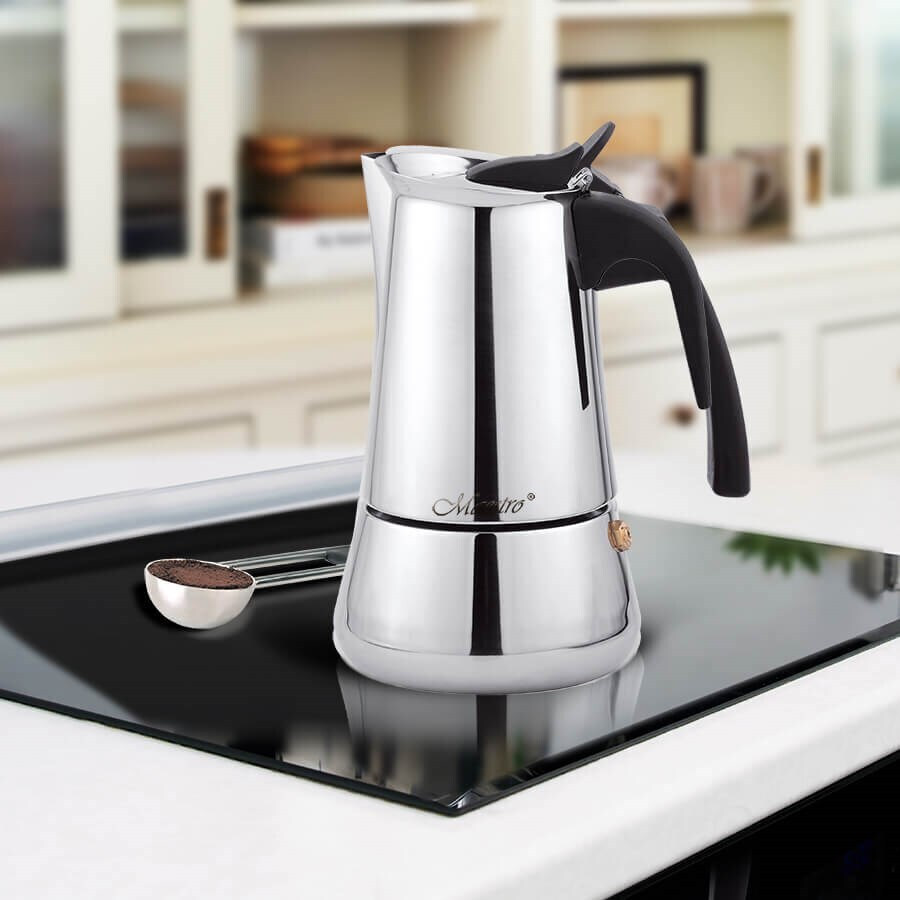 Maestro Μπρίκι Espresso 6cups Inox Silver - Image 5