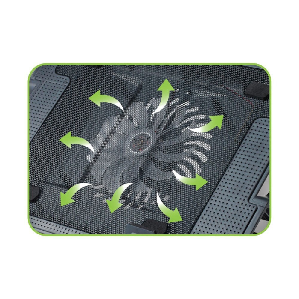 Techly Cooling Pad με 1 Ανεμιστήρα και Φωτισμό (ICOOL-CP12TY) - Image 4