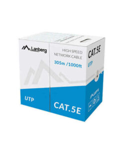 Lanberg U/UTP Cat.5e Καλώδιο Δικτύου Ethernet 305m Γκρι