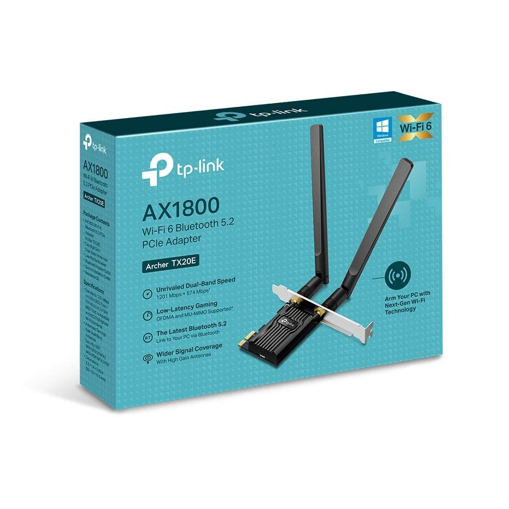 TP-LINK Archer TX20E v1 Ασύρματη Κάρτα Δικτύου Wi‑Fi 6 (1775Mbps) PCI - Image 5