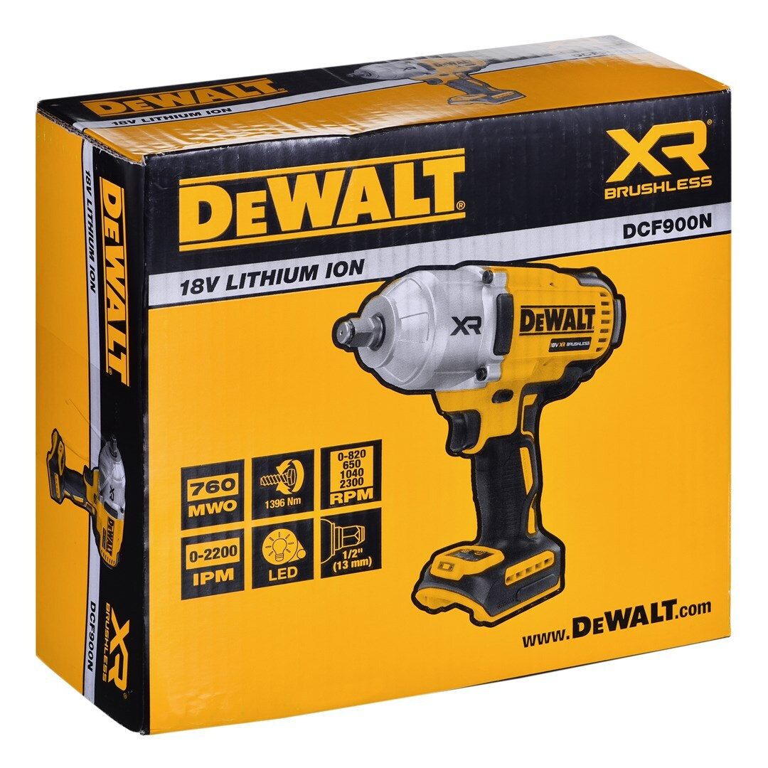 Dewalt DCF900N Μπουλονόκλειδο Μπαταρίας 18V Solo με Υποδοχή 1/2" - Image 5