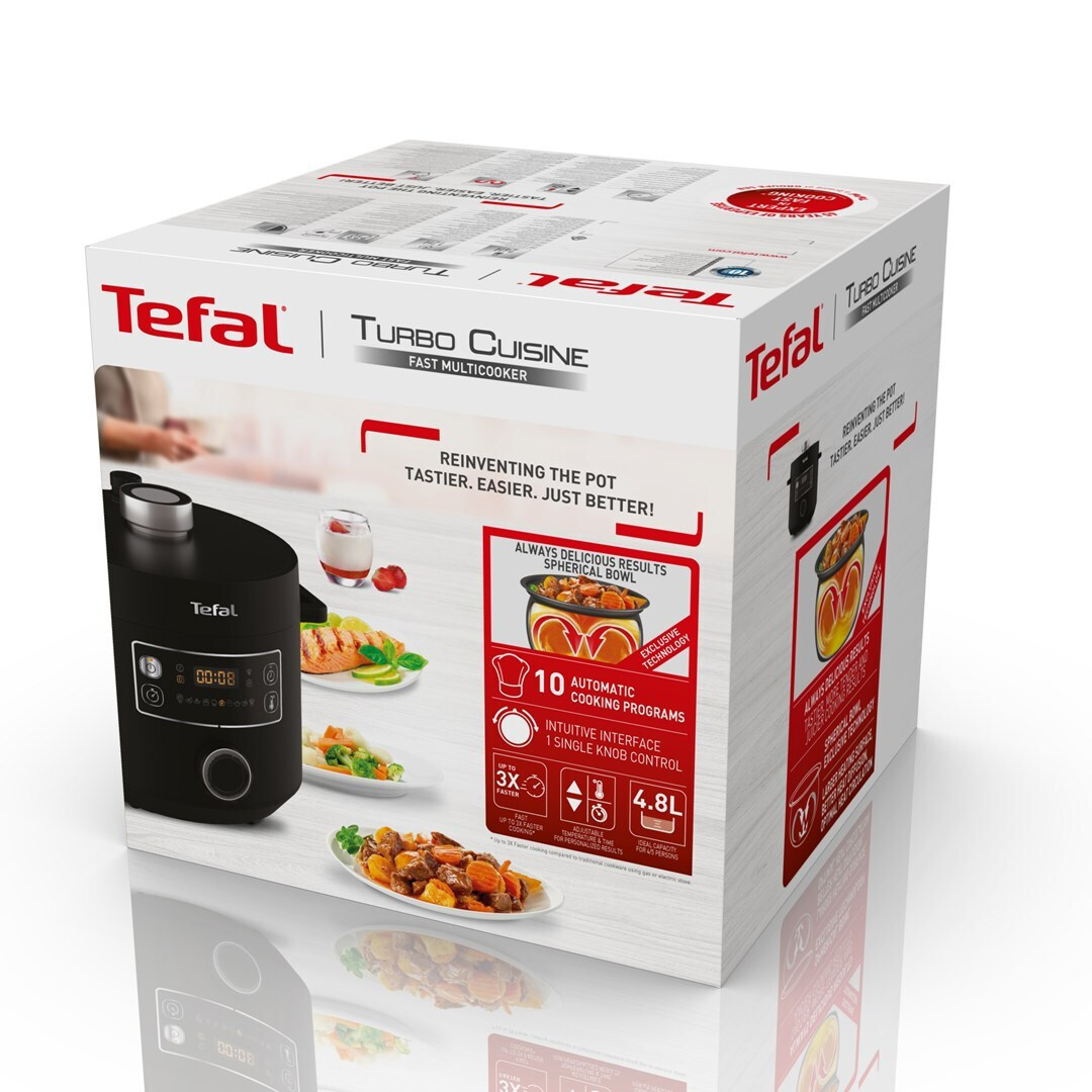 Tefal Turbo Cuisine Πολυμάγειρας 1090W με Χωρητικότητα 5lt Μαύρος - Image 6