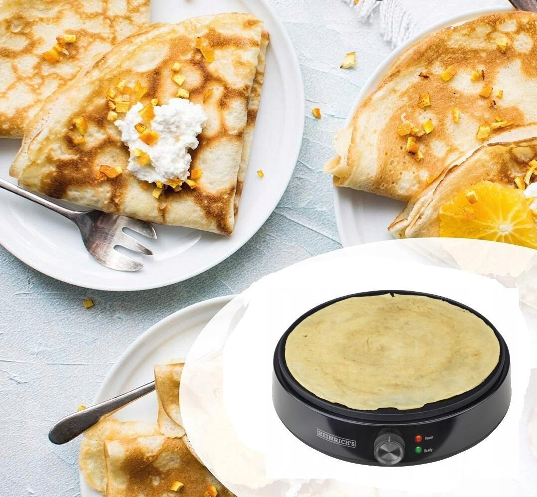 Heinrich's Κρεπιέρα 30cm Μαύρη 1200W - Image 3