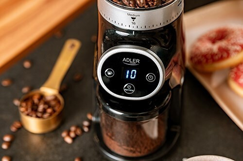 Adler Ηλεκτρικός Μύλος Καφέ 300W με Χωρητικότητα 300gr και 31 Επίπεδα Άλεσης Μαύρος - Image 10