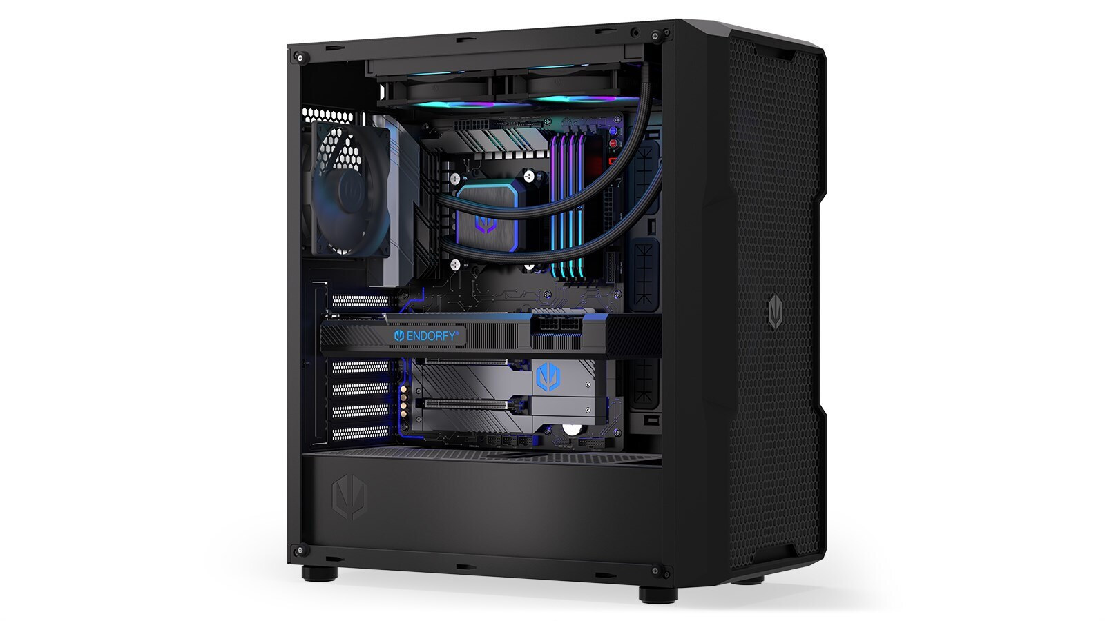 Endorfy Navis F240 Υδρόψυξη Επεξεργαστή Διπλού Ανεμιστήρα 120mm για Socket AM4/AM5/1700/1200/115x με ARGB Φωτισμό - Image 4