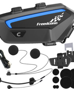 Alternative view of FreedConn FX Ενδοεπικοινωνία Μονή για Κράνος Μηχανής με Bluetooth