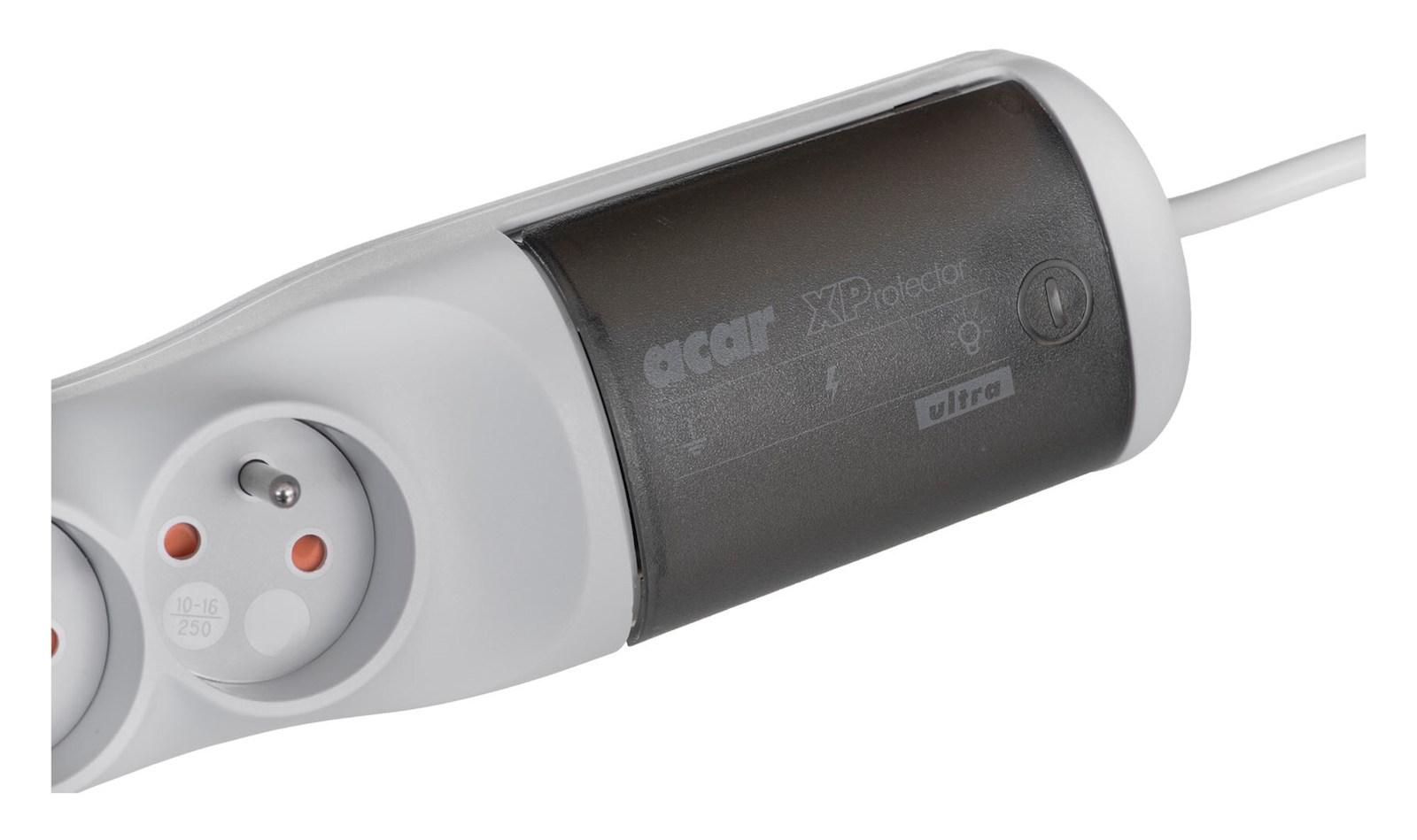 Acar XP Ultra Πολύπριζο 5 Θέσεων με USB-A και Καλώδιο 1.5m Γκρι - Image 2