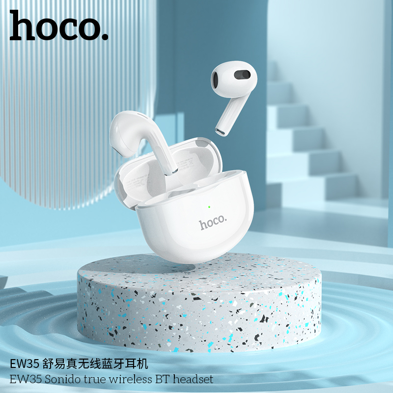Hoco EW35 Earbud Λευκά - Image 4
