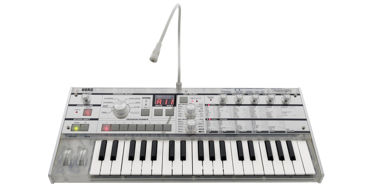 Korg Synthesizer MicroKORG Crystal με 37 Δυναμικά Πλήκτρα Διάφανο - Image 3