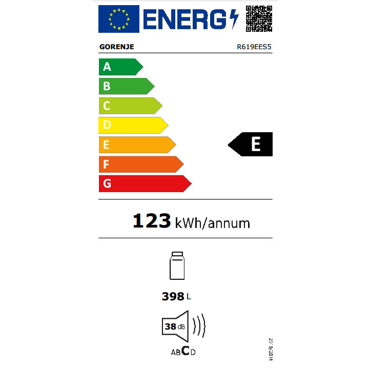 Gorenje Μονόπορτο 398lt Inox R619EES5 - Image 8