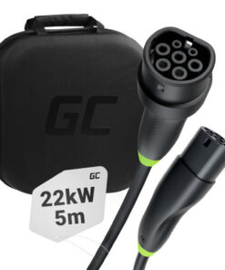 Green Cell Καλώδιο Φόρτισης 5m Type 2 - Type 2 EVKABGC01