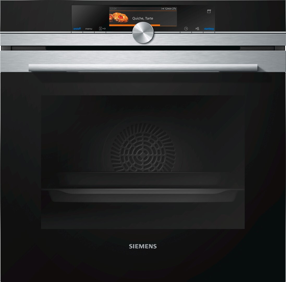 Siemens Άνω Πάγκου Μαύρος HS658GXS1