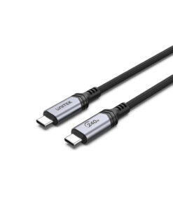 Alternative view of Unitek USB 3.1 USB-C male - USB-C 240W 2m (C14110GY-2M)