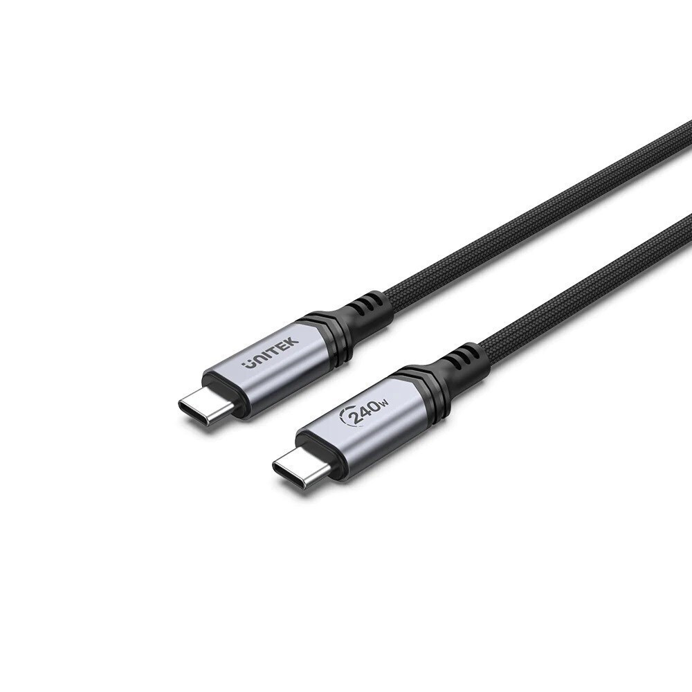 Unitek USB 3.1 USB-C male - USB-C 240W 2m (C14110GY-2M) - Image 2