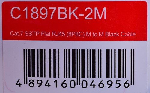 Unitek Flat U/UTP Cat.7 Καλώδιο Δικτύου Ethernet 2m Μαύρο 1τμχ - Image 2