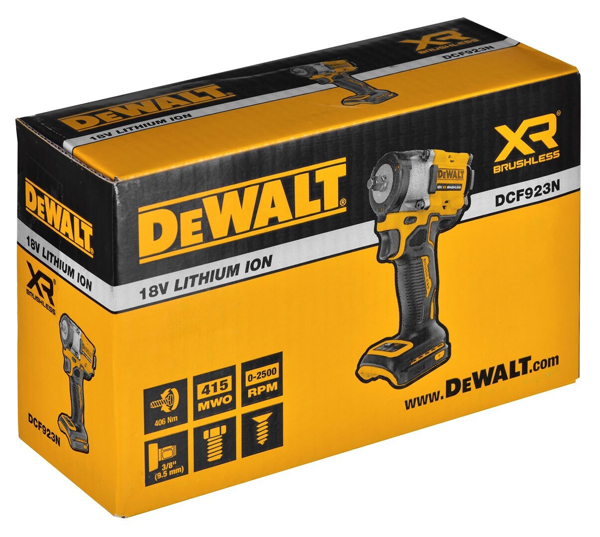 Dewalt DCF923N Μπουλονόκλειδο Μπαταρίας 18V Solo με Υποδοχή 3/8" - Image 5