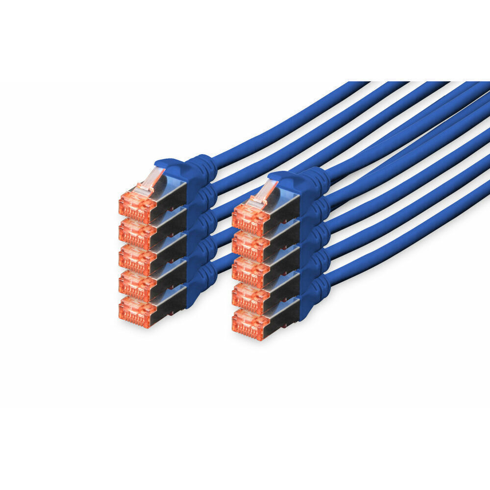 Digitus S/FTP Cat.6 Καλώδιο Δικτύου Ethernet 5m Μπλε 1τμχ (DK-1644-050-B-10)