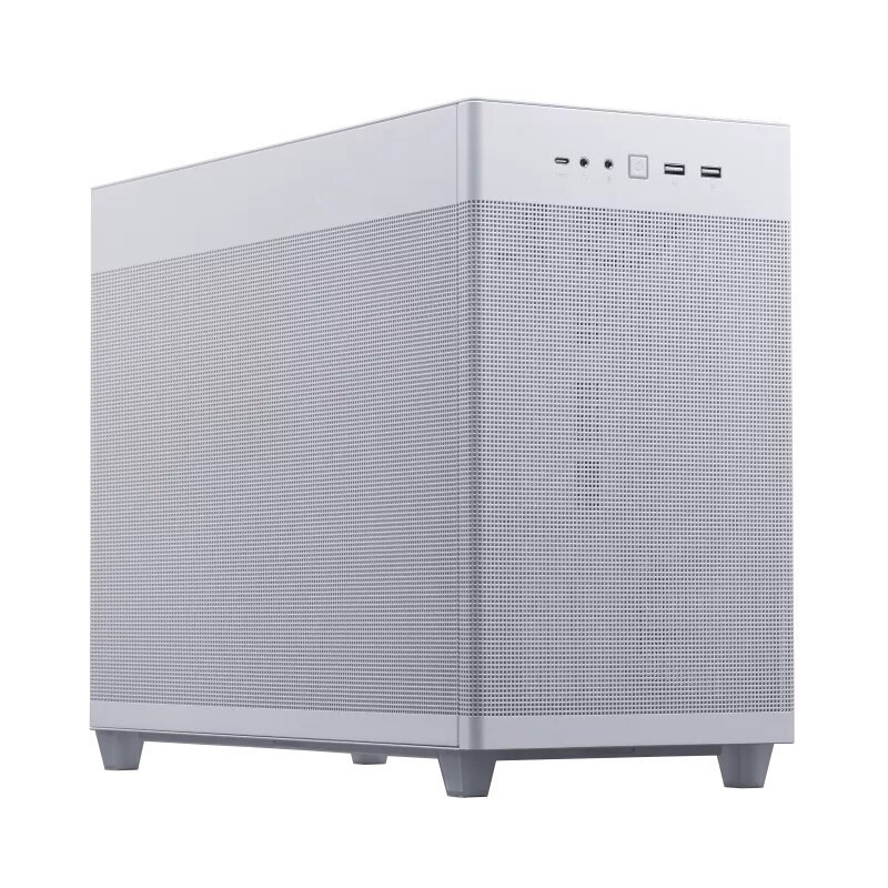 Asus Prime AP201 TG Gaming Micro Tower Κουτί Υπολογιστή με Πλαϊνό Παράθυρο White - Image 5