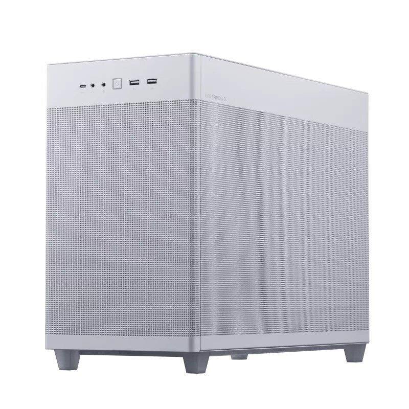 Asus Prime AP201 TG Gaming Micro Tower Κουτί Υπολογιστή με Πλαϊνό Παράθυρο White - Image 8
