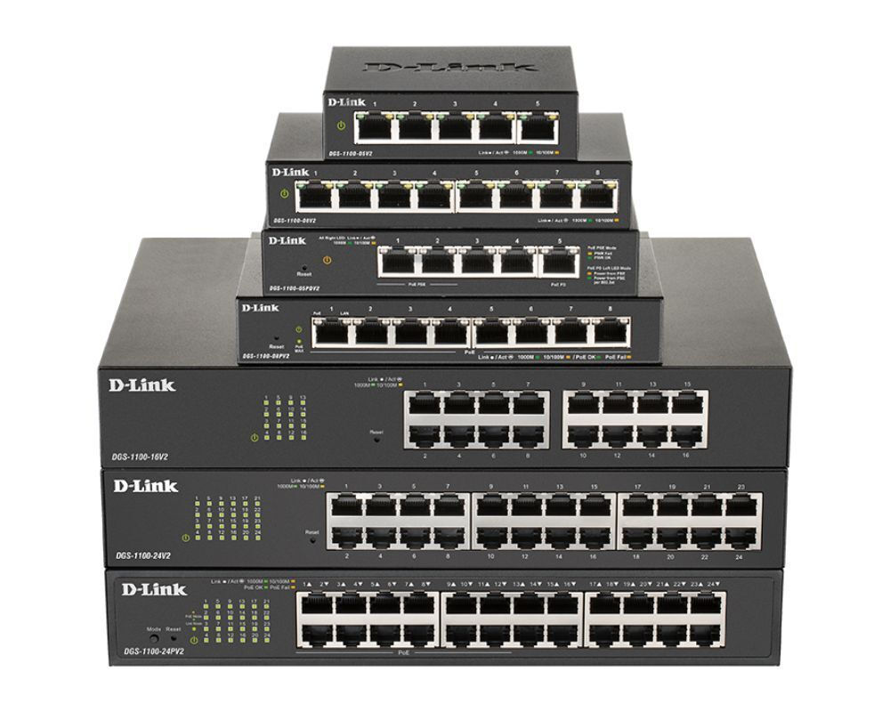 D-Link DGS-1100-10MPV2 v2 Managed L2 PoE+ - Image 2