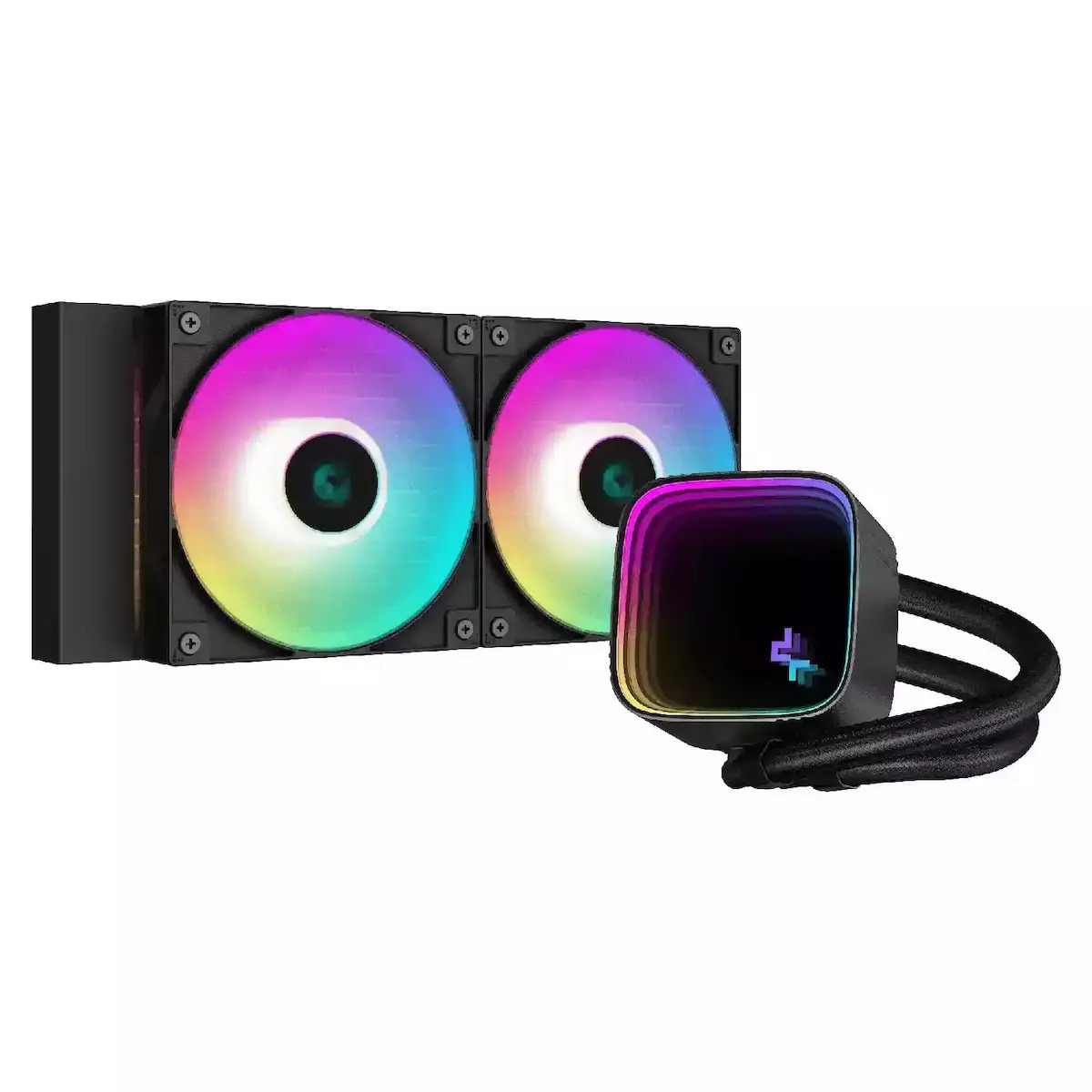 Deepcool LS520 SE Υδρόψυξη Επεξεργαστή Διπλού Ανεμιστήρα 120mm για Socket AM4/AM5/1700/1200/115x με RGB Φωτισμό