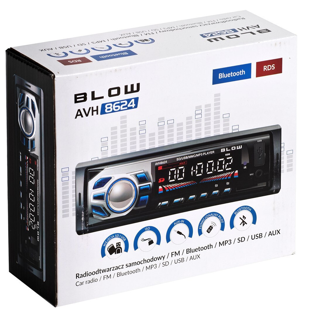 Blow Ηχοσύστημα Αυτοκινήτου 1DIN (Bluetooth/USB) 78-269# - Image 5