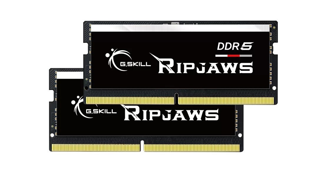 G.Skill Ripjaws DDR5 32GB RAM με 2x16GB Modules και Ταχύτητα 5600 για Laptop F5-5600S4645A16GX2-RS