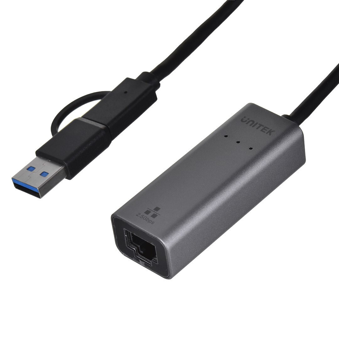 Unitek U1313C USB-C Αντάπτορας Δικτύου για Ενσύρματη σύνδεση Ethernet - Image 3