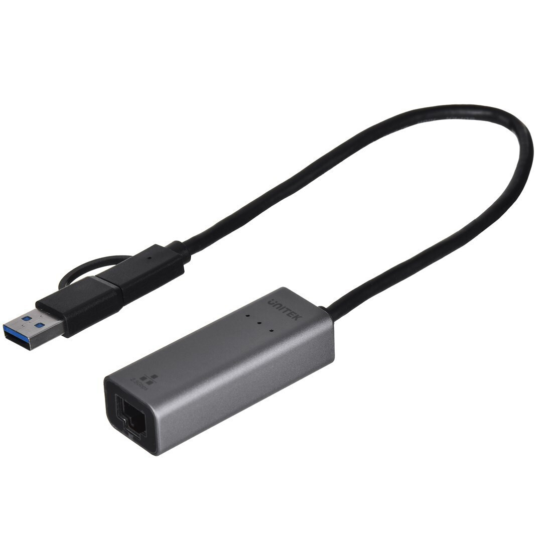 Unitek U1313C USB-C Αντάπτορας Δικτύου για Ενσύρματη σύνδεση Ethernet - Image 5