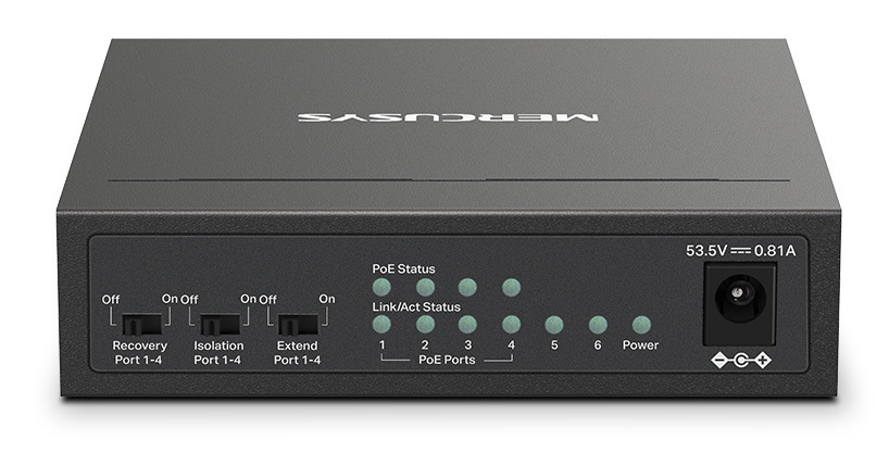 Mercusys MS106LP v1 Unmanaged L2 PoE+ - Image 2