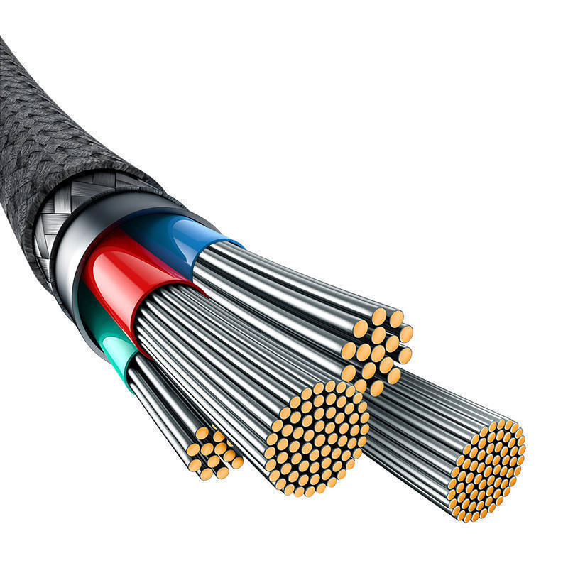 Baseus Aramid Braided USB-A to Lightning Cable Μαύρο 1m (P10355802111-00) - Image 2