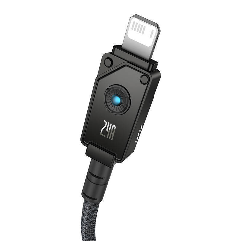 Baseus Aramid Braided USB-A to Lightning Cable Μαύρο 1m (P10355802111-00) - Image 4