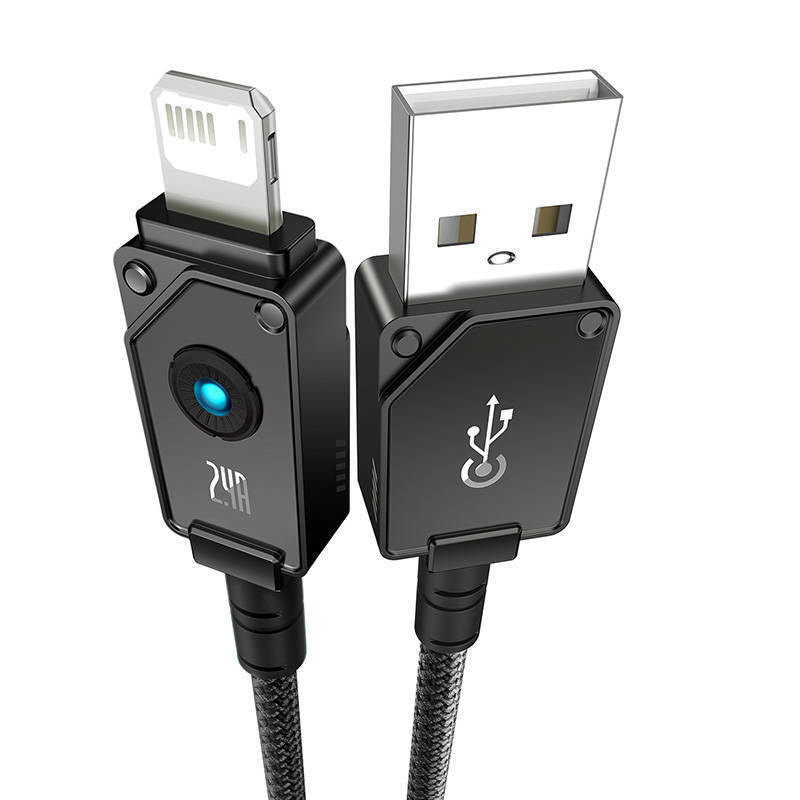 Baseus Aramid Braided USB-A to Lightning Cable Μαύρο 1m (P10355802111-00) - Image 5
