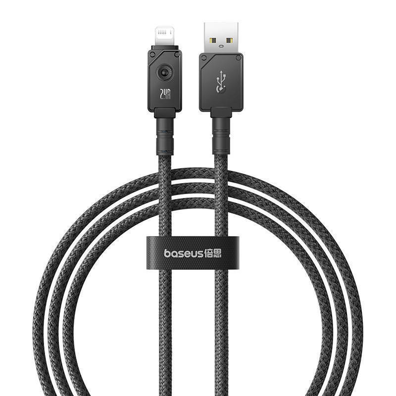 Baseus Aramid Braided USB-A to Lightning Cable Μαύρο 1m (P10355802111-00) - Image 9