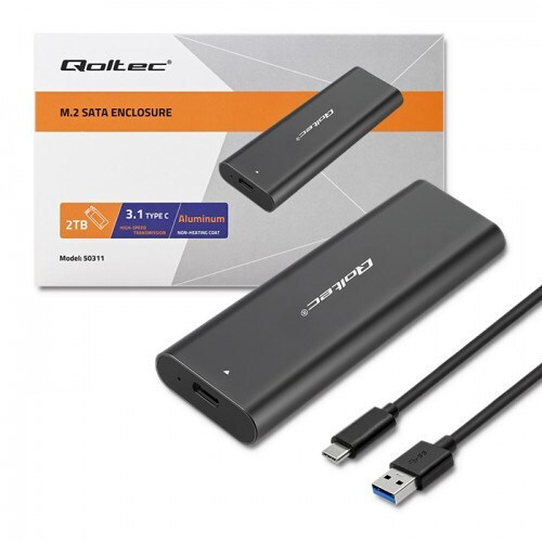 Qoltec Θήκη για Σκληρό Δίσκο M.2 SATA III με σύνδεση USB 3.0