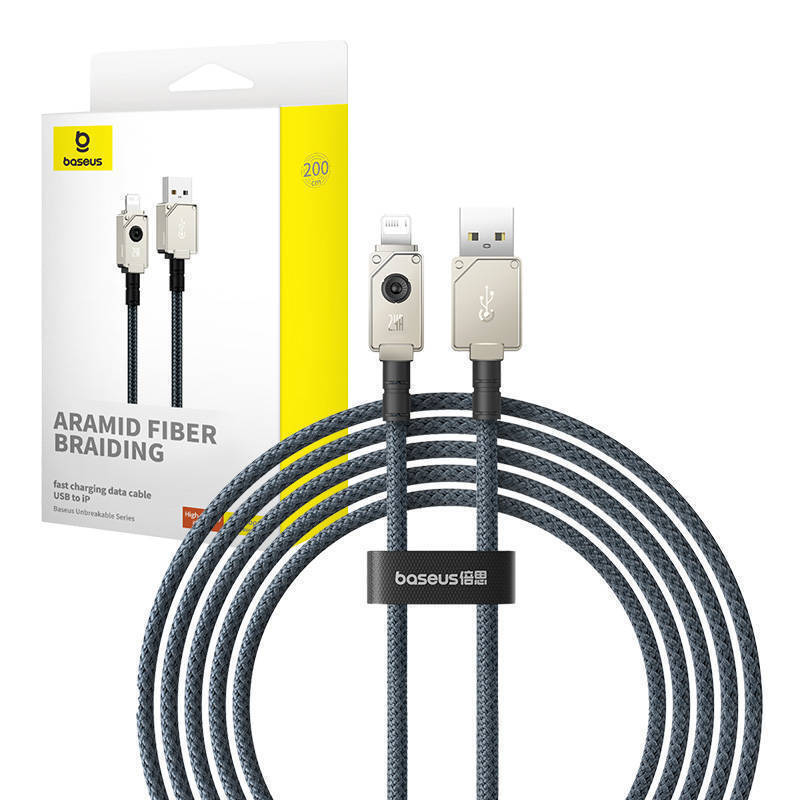 Baseus Braided USB 2.0 to micro USB Cable Λευκό 2m (P10355802221-01)