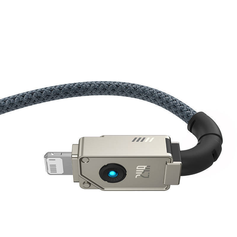 Baseus Braided USB 2.0 to micro USB Cable Λευκό 2m (P10355802221-01) - Image 2