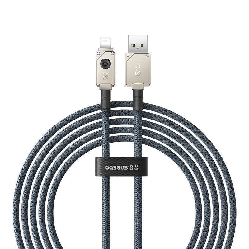 Baseus Braided USB 2.0 to micro USB Cable Λευκό 2m (P10355802221-01) - Image 3