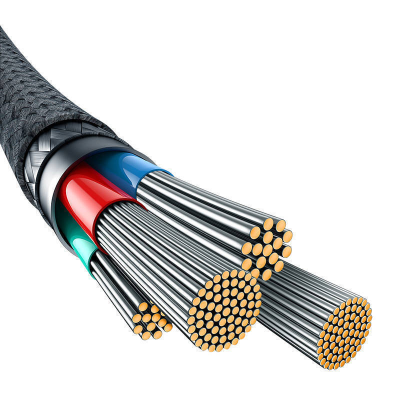 Baseus Braided USB 2.0 to micro USB Cable Λευκό 2m (P10355802221-01) - Image 4