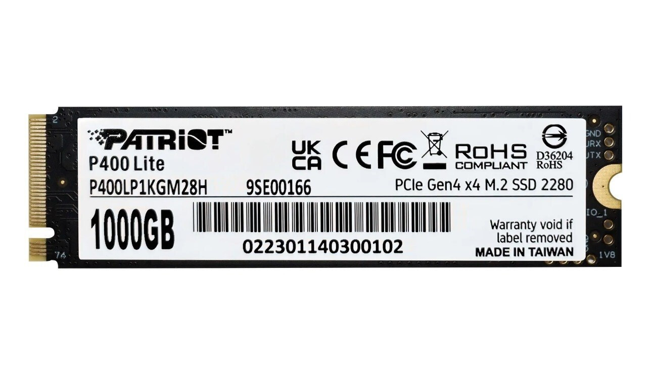 Patriot Viper VP400 Lite SSD 1TB M.2 NVMe PCI Express 4.0 P400LP1KGM28H - Image 7