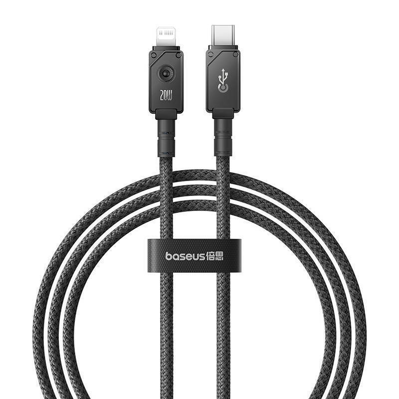 Baseus Aramid Braided USB-C to Lightning Cable 20W Μαύρο 1m (P10355803111-00) - Image 7