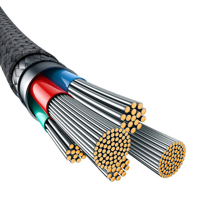 Baseus Aramid Braided USB-C to Lightning Cable 20W Μαύρο 2m (P10355803111-01) - Image 2