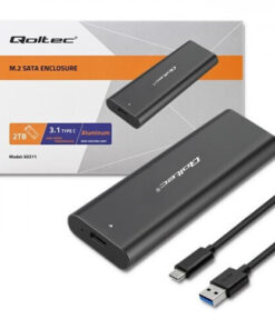 Qoltec Θήκη για Σκληρό Δίσκο M.2 SATA III NVME με σύνδεση USB 3.1