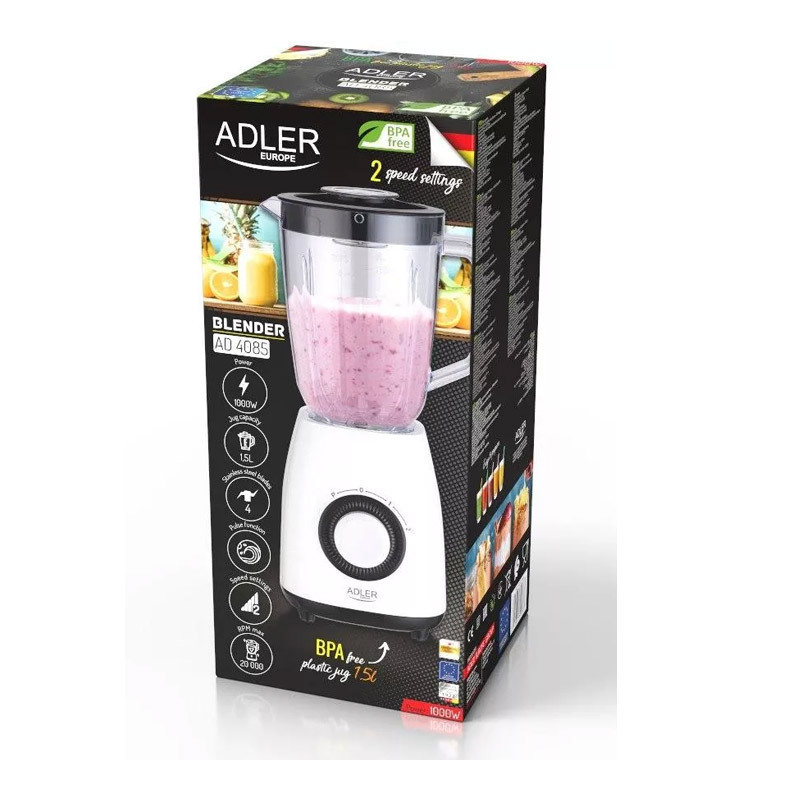 Adler AD-4085 με Κανάτα 1.5lt 1000W Λευκό - Image 2