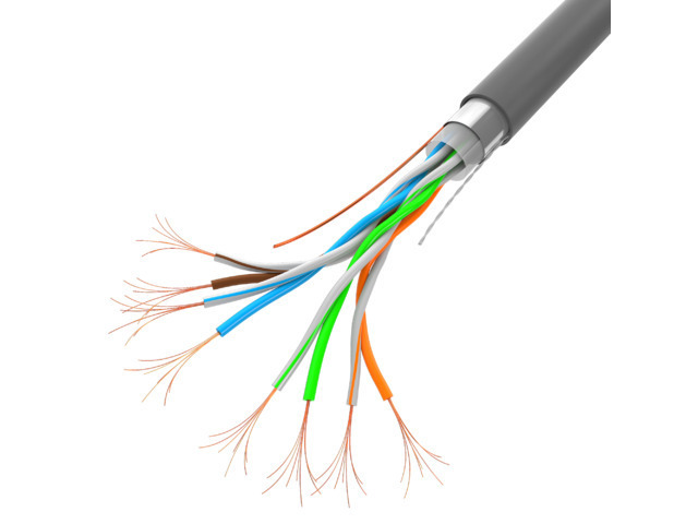 Lanberg F/UTP Cat.5e Καλώδιο Δικτύου Ethernet χωρίς ακροδέκτες 305m Γκρι - Image 2
