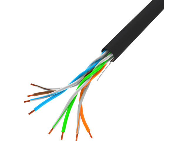 Lanberg Καλώδιο Δικτύου Ethernet 305m Μαύρο - Image 2