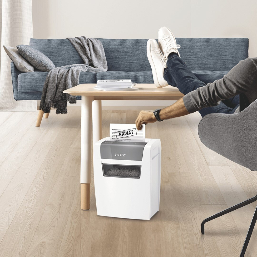 Leitz Καταστροφέας Εγγράφων Iq Home P4 6 Φύλλων με Κάδο 15lt - Image 5