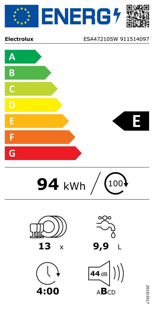 Electrolux Ελεύθερο για 13 Σερβίτσια Π60xY84.5εκ. ESA47210SW - Image 5