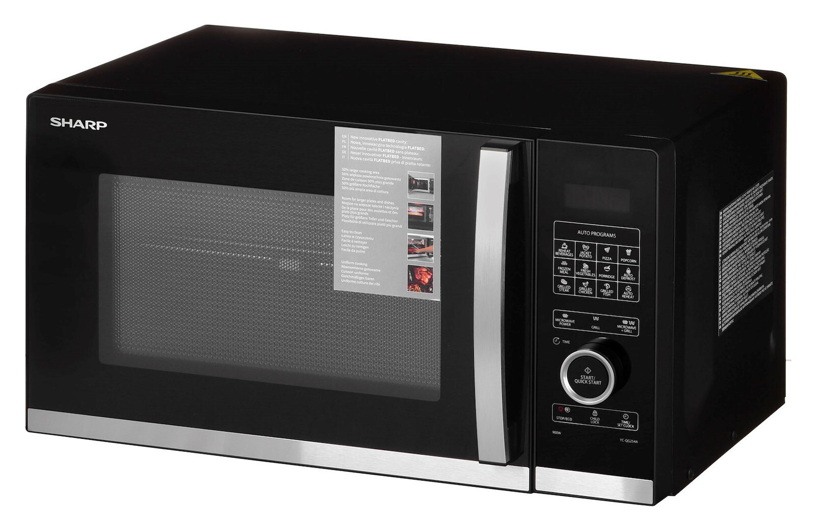 Sharp YC-QG254AE-B 25lt Μαύρος - Image 2