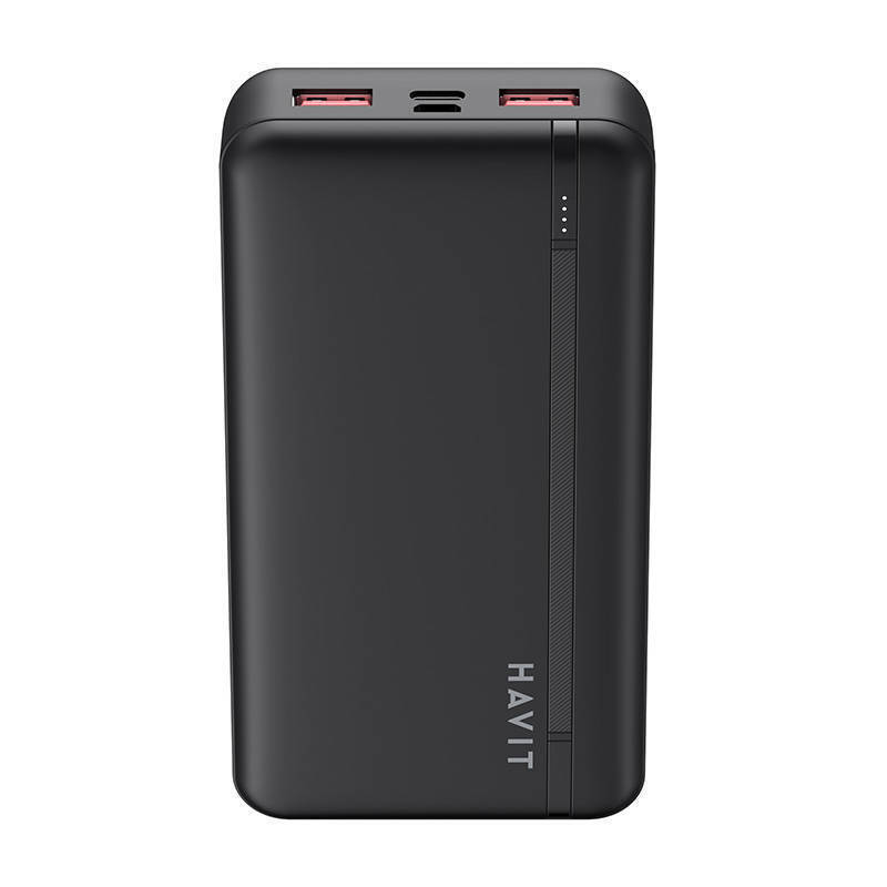 Havit PB92 Power Bank 20000mAh 22.5W με 2 Θύρες USB-A και Θύρα USB-C Power Delivery Μαύρο - Image 6